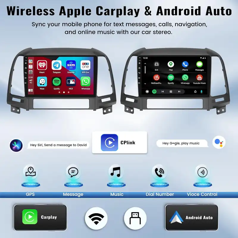 پخش کننده تصویری خودرو مدل Burmester مناسب برای سانتافه