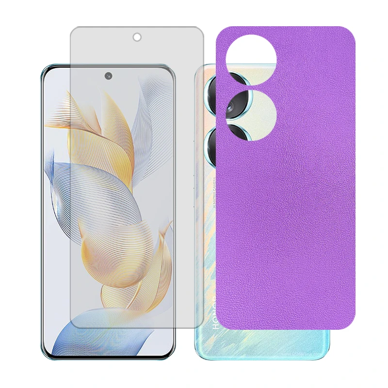 محافظ صفحه نمایش مات گلس مدل Together مناسب برای گوشی موبایل آنر 70 به همراه برچسب پوششی پشت گوشی 