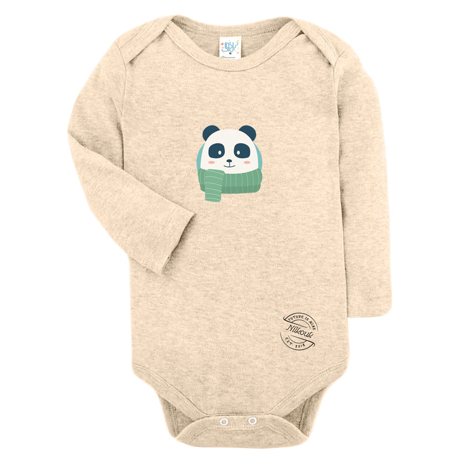ست بادی و شلوار نوزادی نیل کوک مدل Happy Panda -  - 2