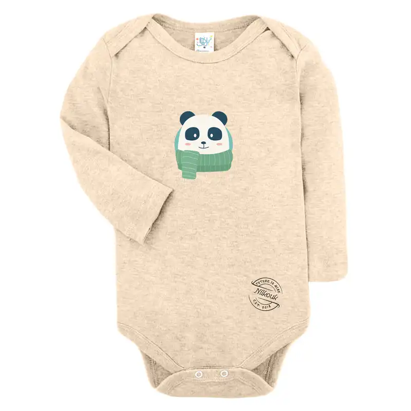 ست بادی و شلوار نوزادی نیل کوک مدل Happy Panda