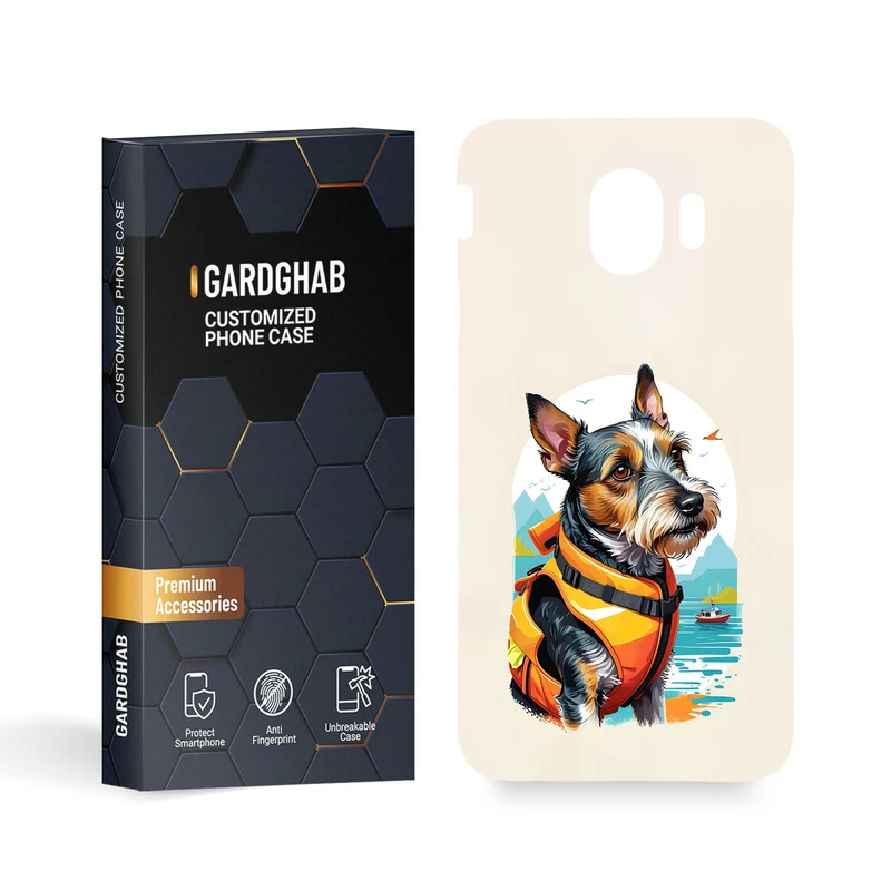  کاور گارد قاب مدل هنری مناسب برای گوشی موبایل سامسونگ Galaxy J4 2018