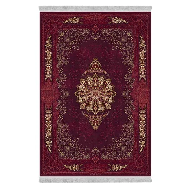 فرش پارچه‌ای دفه مدل فرشینه طرح مدرن کد 408