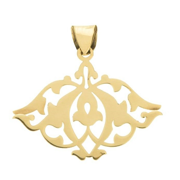 آویز گردنبند نقره کد 02