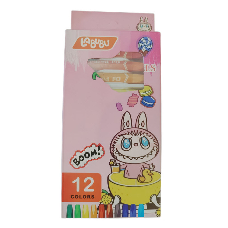 پاستل 12 رنگ مدل لابوبو کد 01