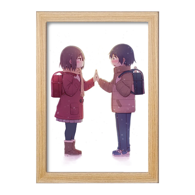 تابلو خندالو مدل ساتورو و کایو انیمه اریزد کد 32220