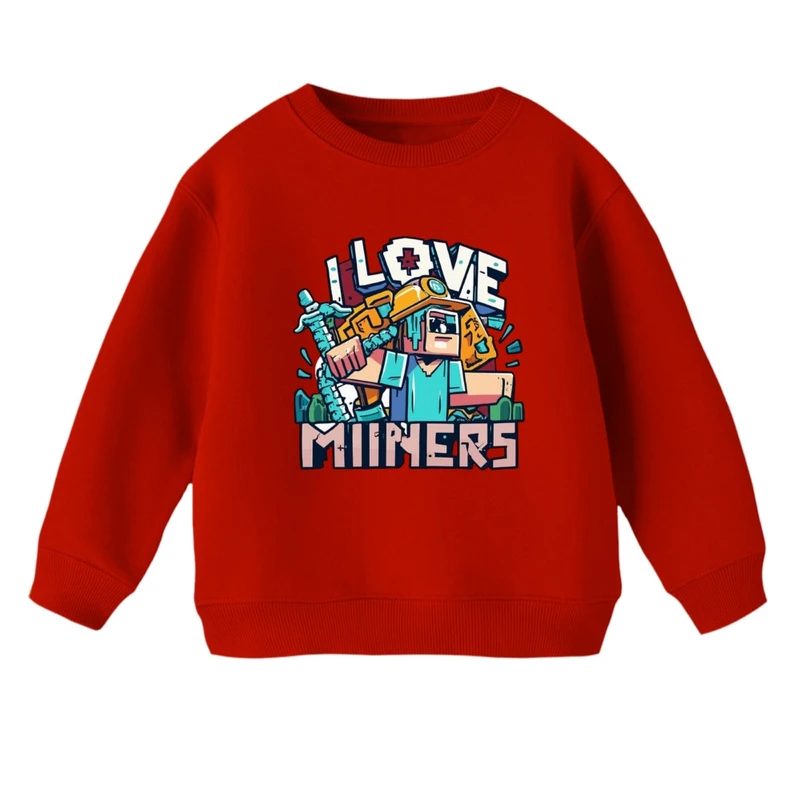 سویشرت بچگانه مدل ماینکرفت کد 12