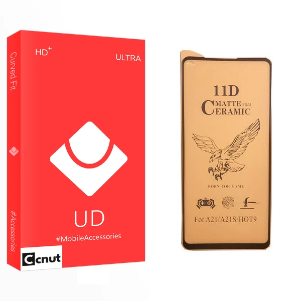 محافظ صفحه نمایش سرامیکی کوکونات مدل UD Glass مناسب برای گوشی موبایل سامسونگ Galaxy A21