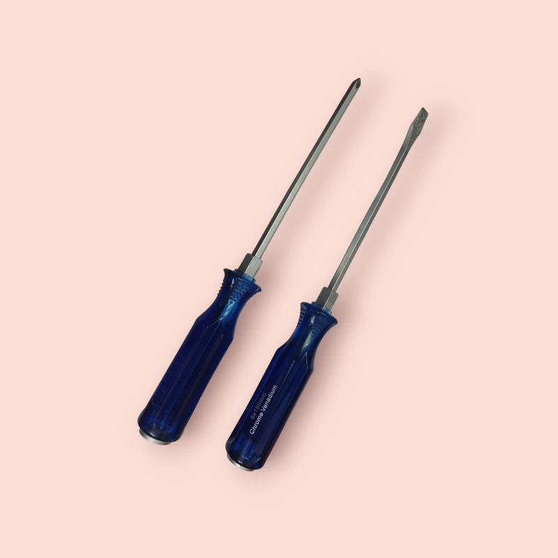 پیچ گوشتی دوسو و چهارسو کنیوس مدل KENUS-6-150 مجموعه 2 عددی