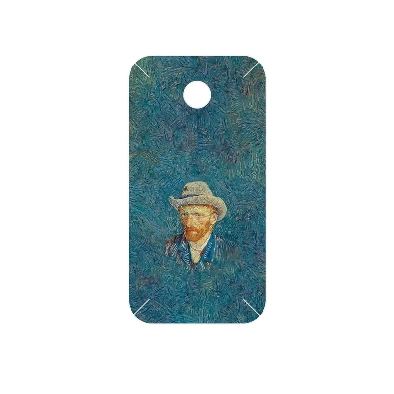 برچسب پوششی ماهوت مدل Self portrait with a gray felt hat مناسب برای گوشی موبایل هوآوی Ascend Y330