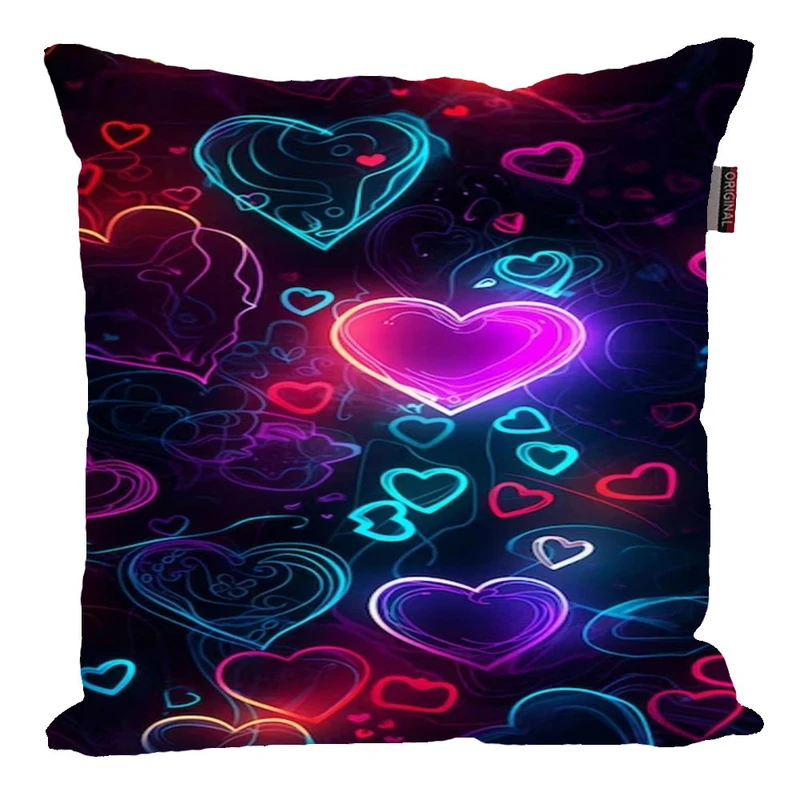 کوسن پاد آفرین مدل فانتزی طرح قلب کد o909