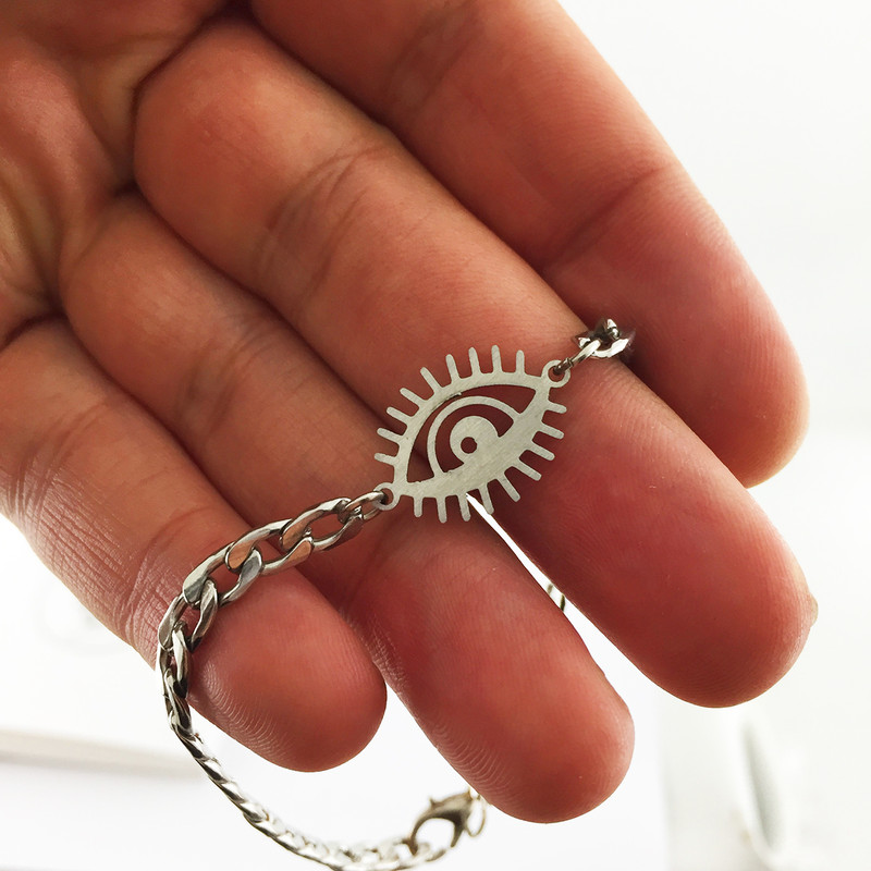 پابند زنانه گالری عزیزی طرح چشم مدل 14354