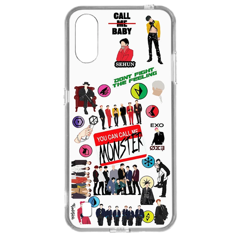 کاور طرح EXO مناسب برای گوشی موبایل سامسونگ Galaxy A01 