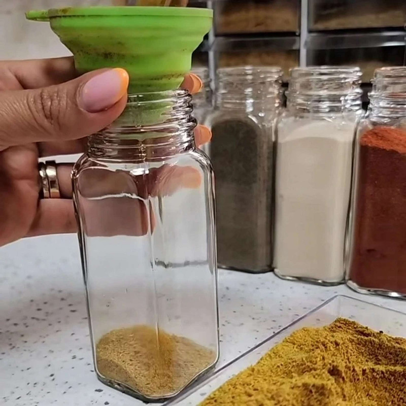 سرویس جای ادویه 18 پارچه گلدن مدل PORO-500 همراه استند