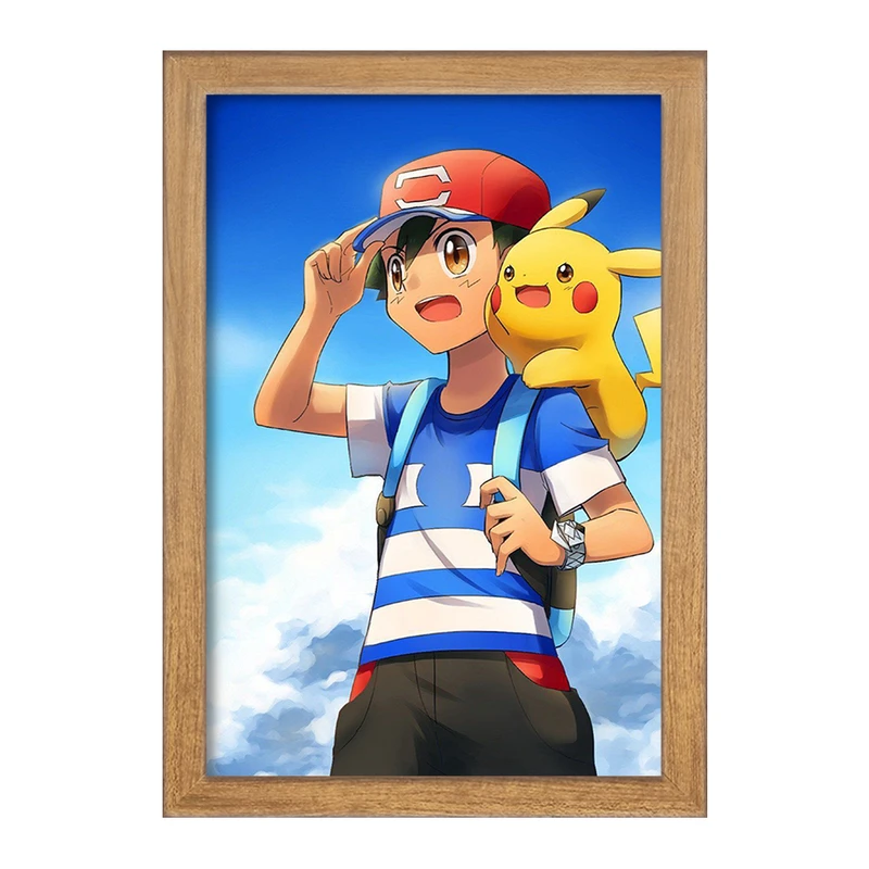 تابلو خندالو مدل انیمه پوکمون (Pokemon) کد F1764