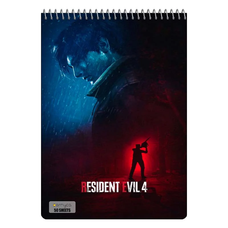 دفتر نقاشی 50 برگ سیمی کارنیکا طرح رزدینت اویل Resident Evil کد 46720