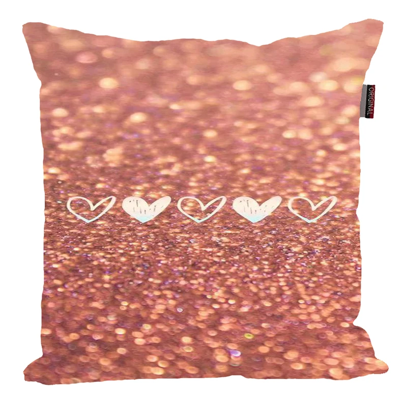 کوسن ناریکو طرح فانتزی  مدل قلب پولکی کد 02749