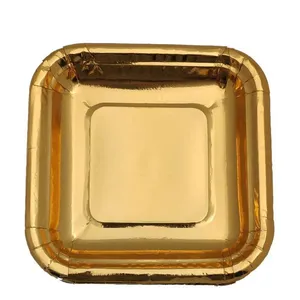 بشقاب یکبار مصرف مدل metalayz مجموعه 20 عددی
