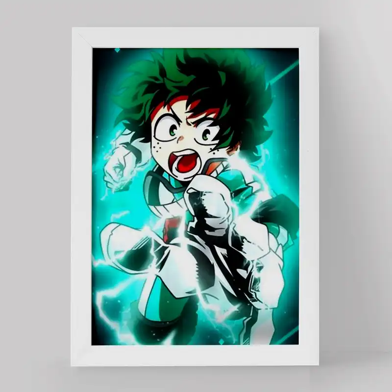 تابلو خندالو مدل دکو انیمه آکادمی قهرمان من کد 16125