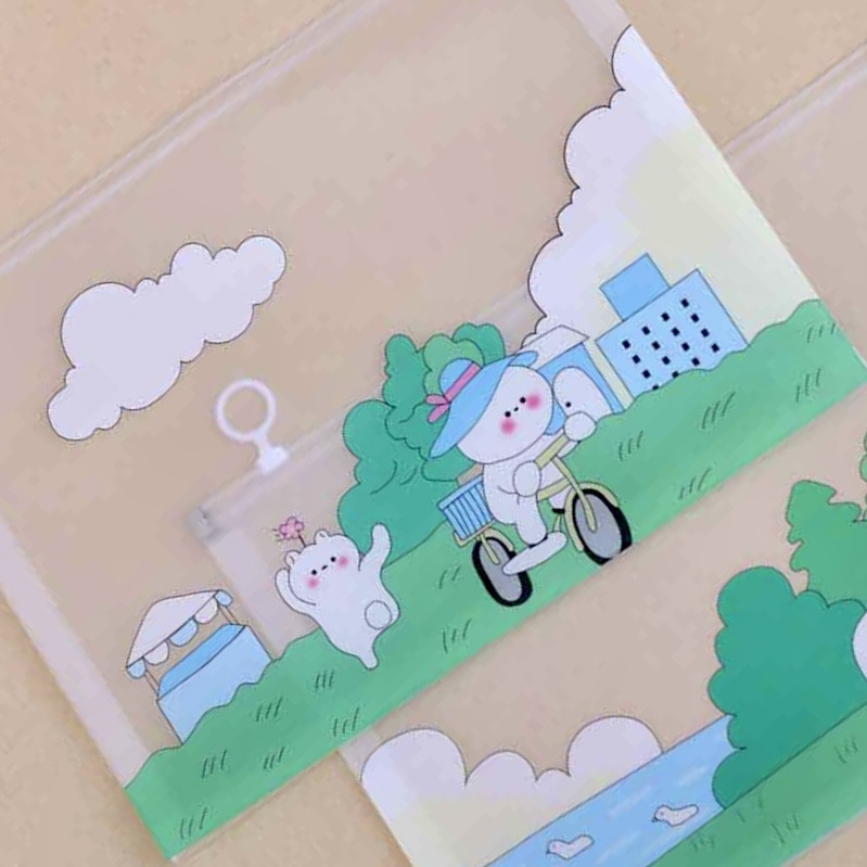 جامدادی مدل  زیپ دار طرح خرسی کد ۰۲