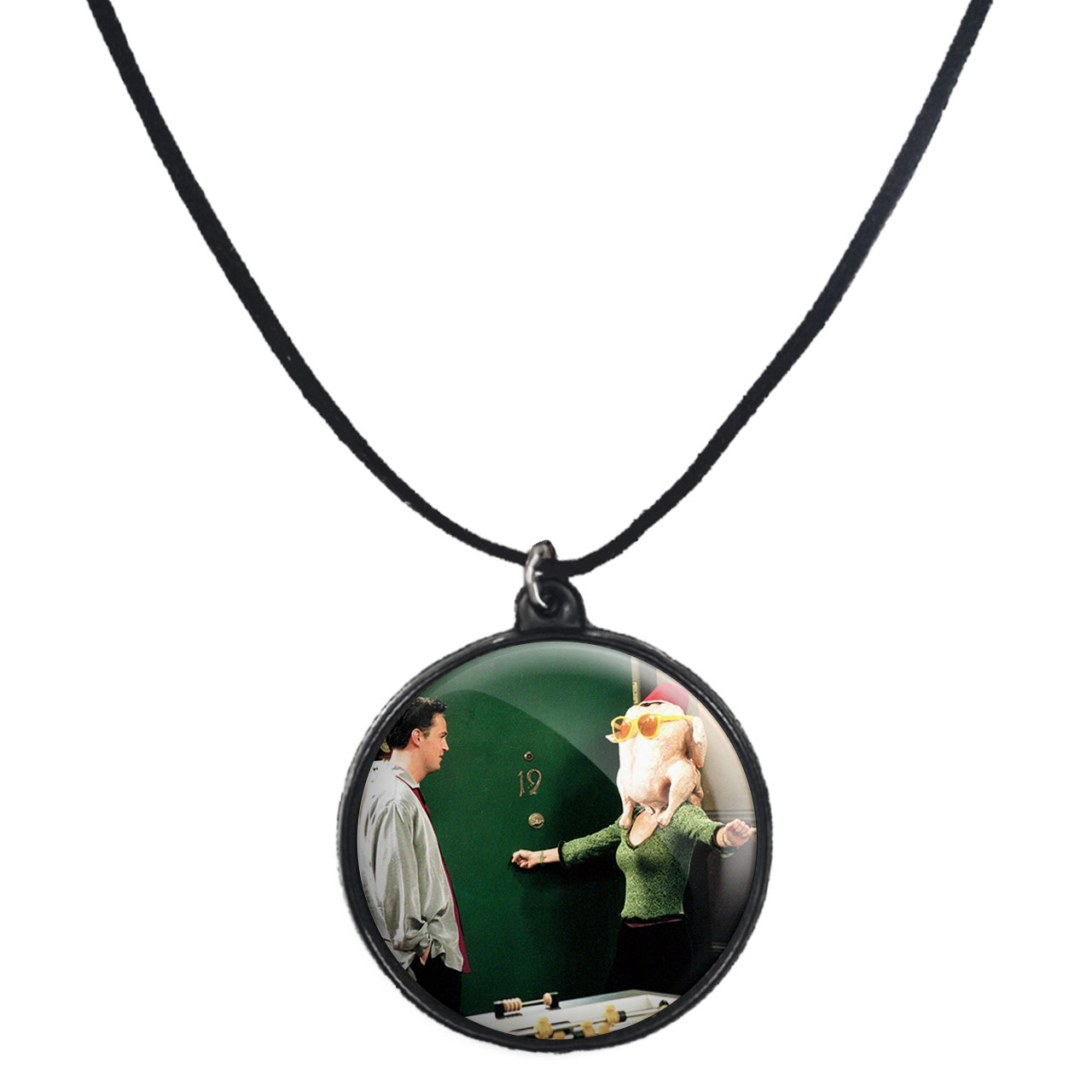 گردنبند پرمانه طرح فرندز کد pmb.18978 مدل دو طرفه