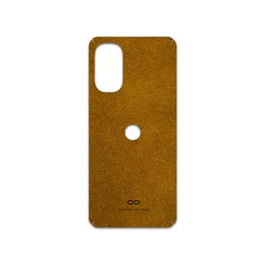 MAHOOT Brown-Chamois-Leather Cover Sticker for Motorola Moto G52