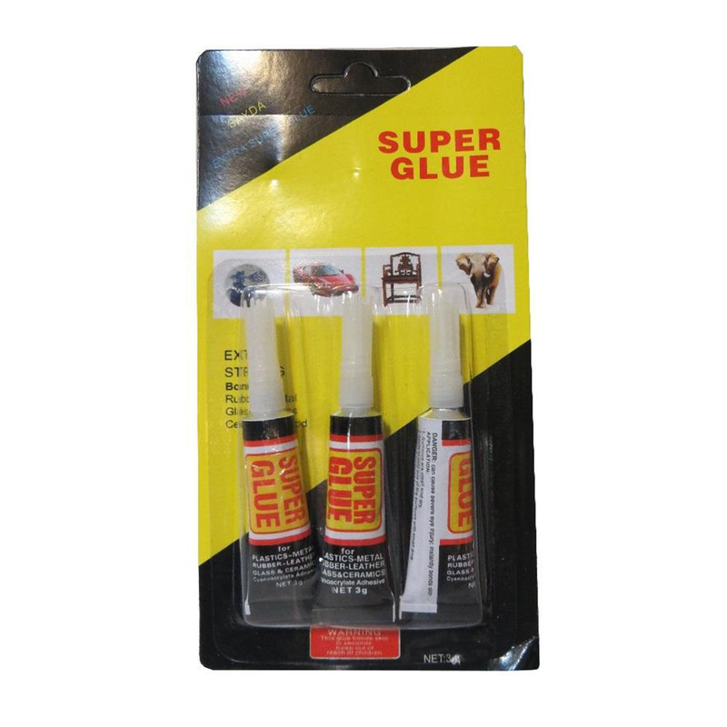 چسب مایع سوپر گلو مدل SZ078 مجموعه 3 عددی