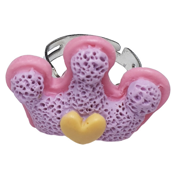 انگشتر دخترانه مدل تاج کد 005 انگشتر دخترانه مدل تاج کد 005