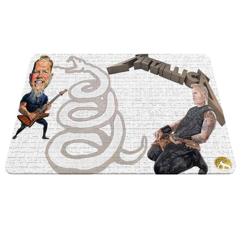 ماوس پد هومرو مدل A6115 طرح متالیکا