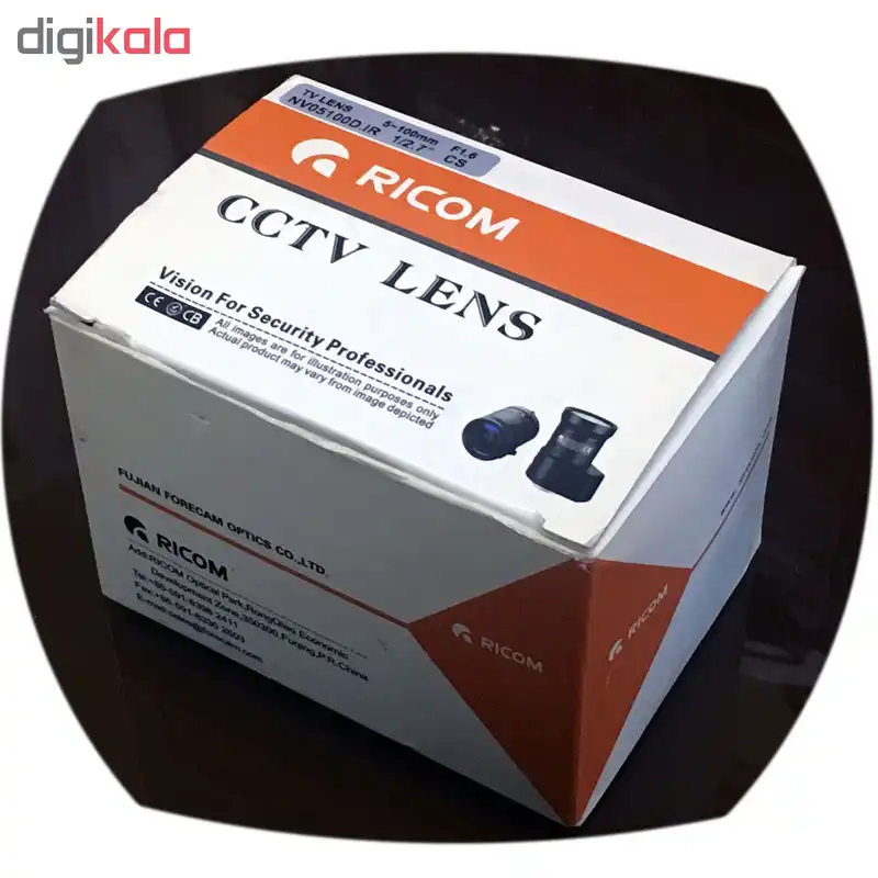 لنز دوربین مداربسته ریکام مدل Cs5100
