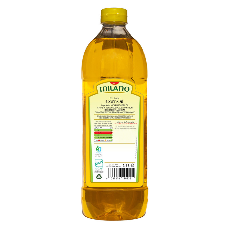 روغن ذرت میلانو - 1.8 لیتر