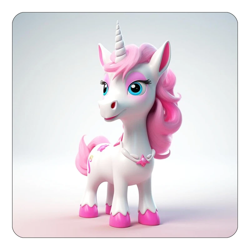 مگنت کاکتی طرح اسب تک شاخ و یونیکورن مدل mp29049