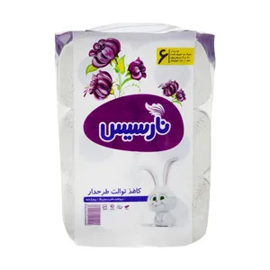 دستمال توالت نارسیس کد 04 بسته 6 عددی 