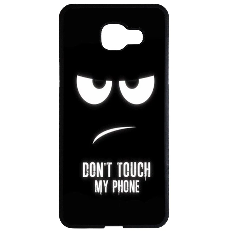 کاور طرح dont tuch my phone کد 1073 مناسب برای گوشی موبایل سامسونگ galaxy a7 2016
