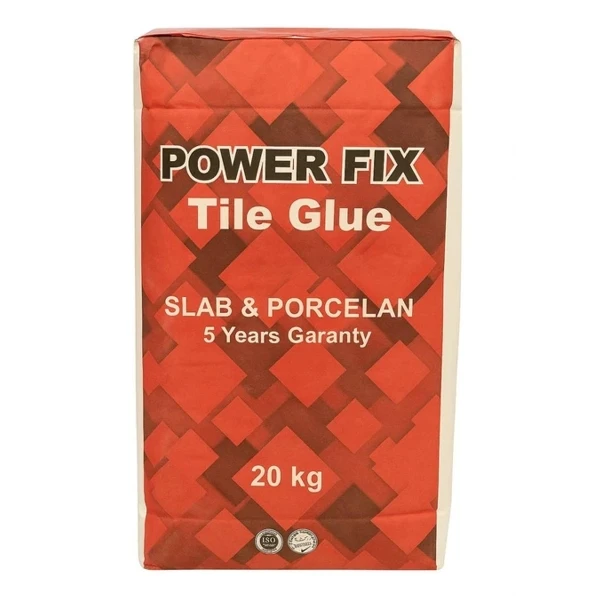 چسب کاشی پاورفیکس مدل پودری پرسلانی وزن 20 کیلوگرم