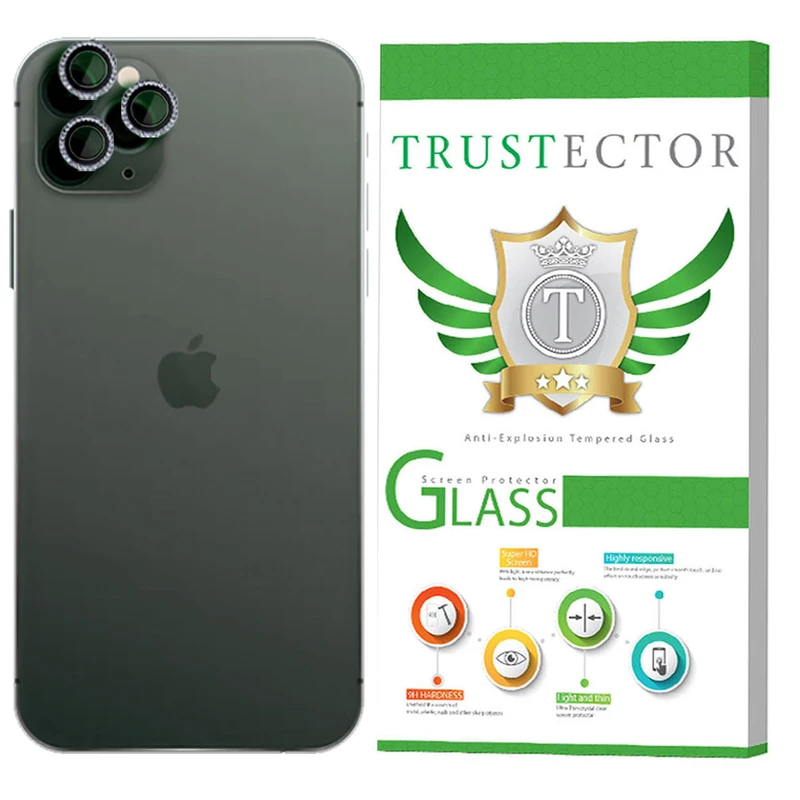 محافظ لنز دوربین تراستکتور مدل LNT-Glass مناسب برای گوشی موبایل اپل iPhone 11 Pro Max