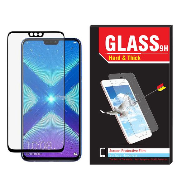 محافظ صفحه نمایش شیشه ای فول چسب مدل hard and thick مناسب برای گوشی موبایل هواوی honor 8X محافظ صفحه نمایش شیشه ای فول چسب مدل hard and thick مناسب برای گوشی موبایل هواوی honor 8X