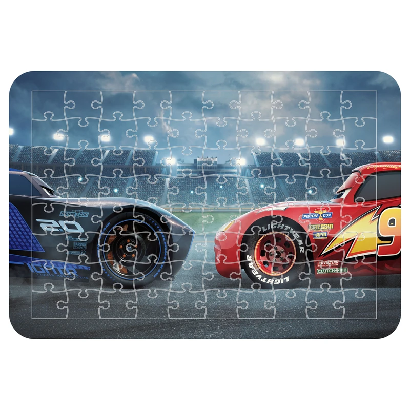 پازل 54 تکه اطلس آبی طرح کارتون ماشین مک کویین  مدل P1247