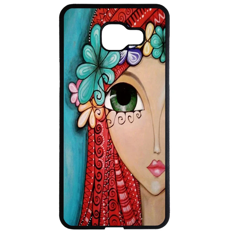 کاور طرح دخترانه کد 1080 مناسب برای گوشی موبایل سامسونگ galaxy a7 2016