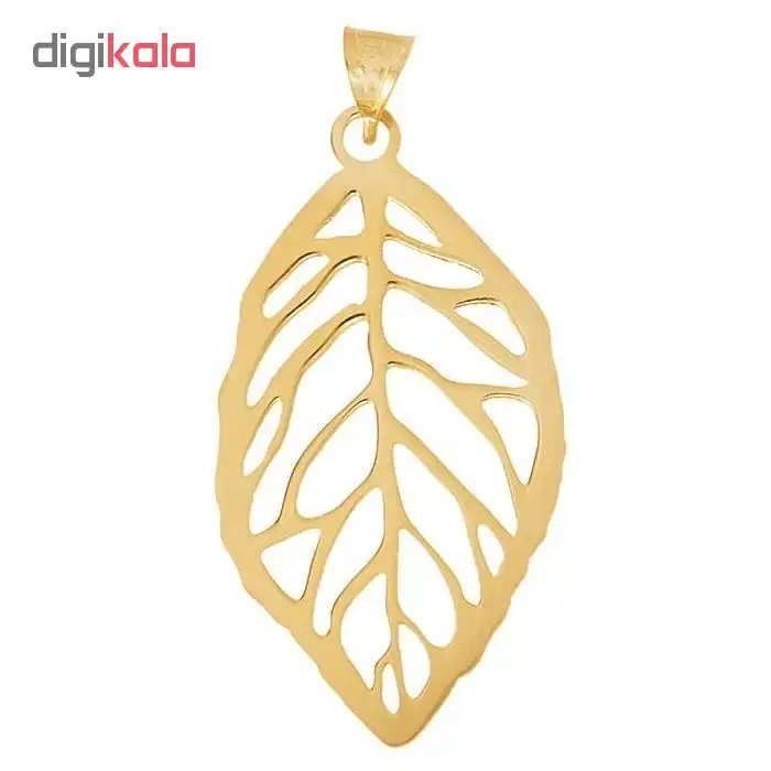 آویز گردنبند نقره طرح برگ کد 03