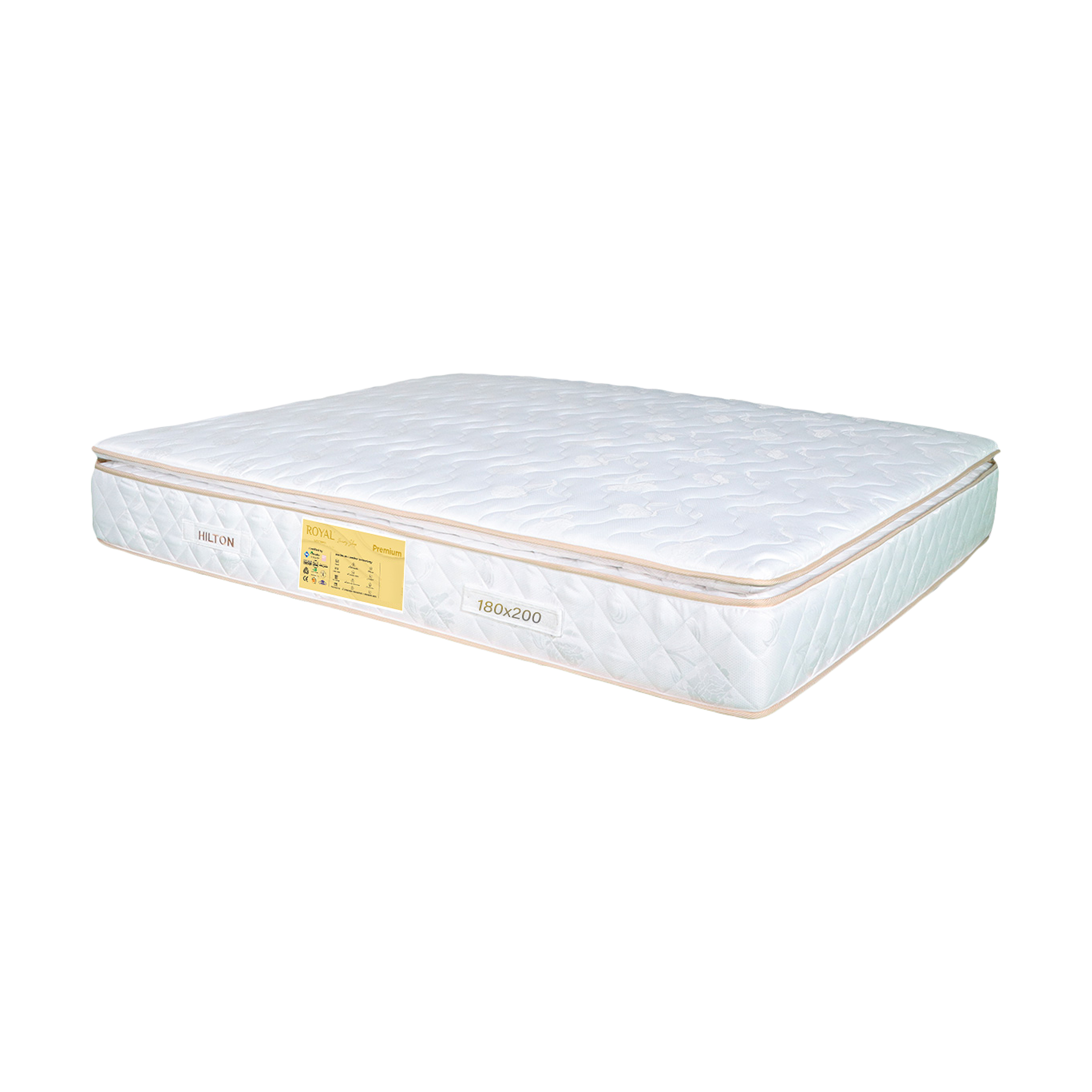 تشک رویال مدل هیلتون کد 06 دو نفره سایز 200×180 سانتی متر 