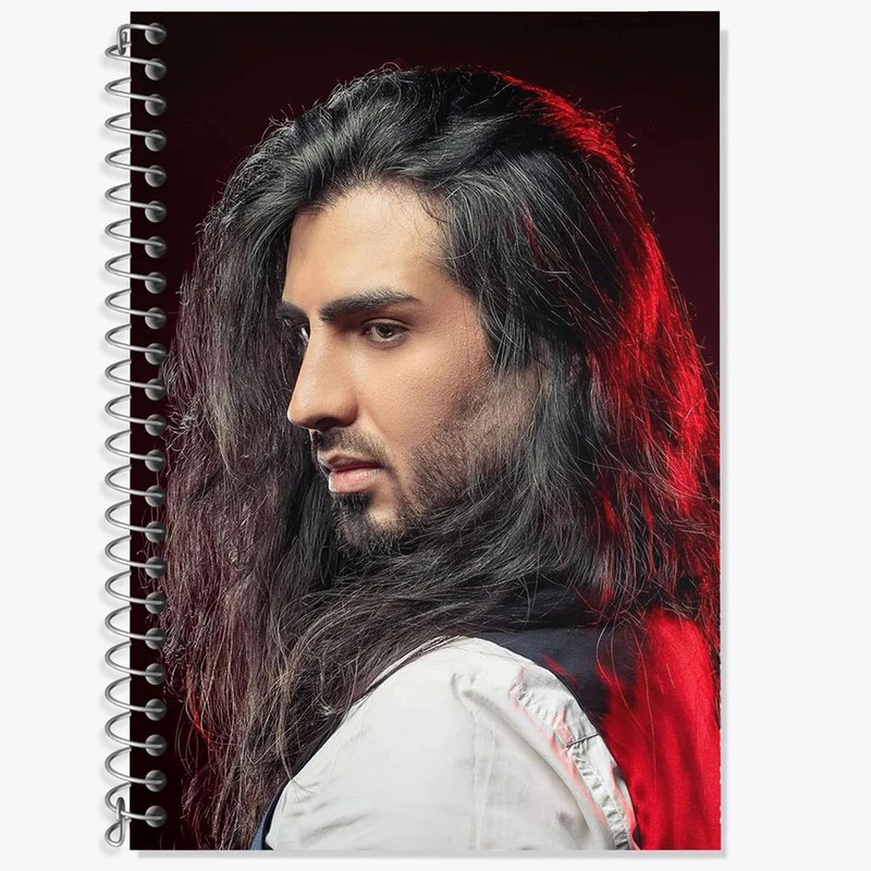 دفتر زبان 50 برگ خندالو مدل سه خط طرح ماکان بند کد 27300