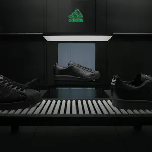 چراغ دیواری نئون دیزاین طرح Adidas-Text_GR