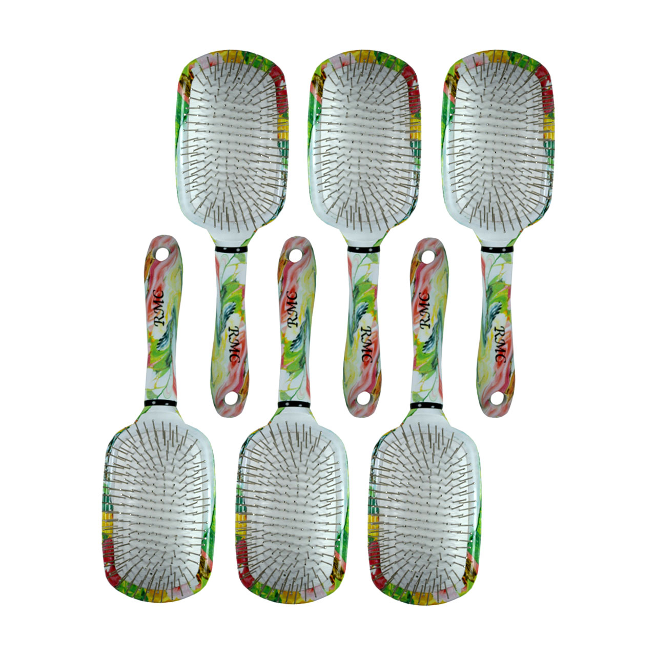 برس مو  آر.ام.سی مدل flower5 مجموعه 6 عددی