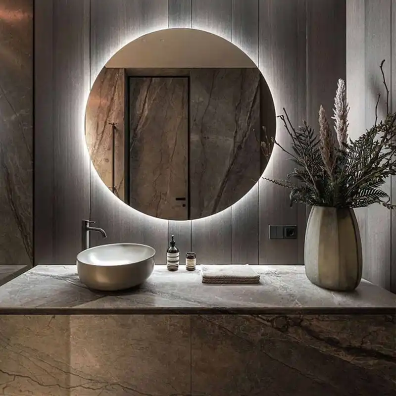 آینه سرویس بهداشتی الف طرح گرد کد BA-90