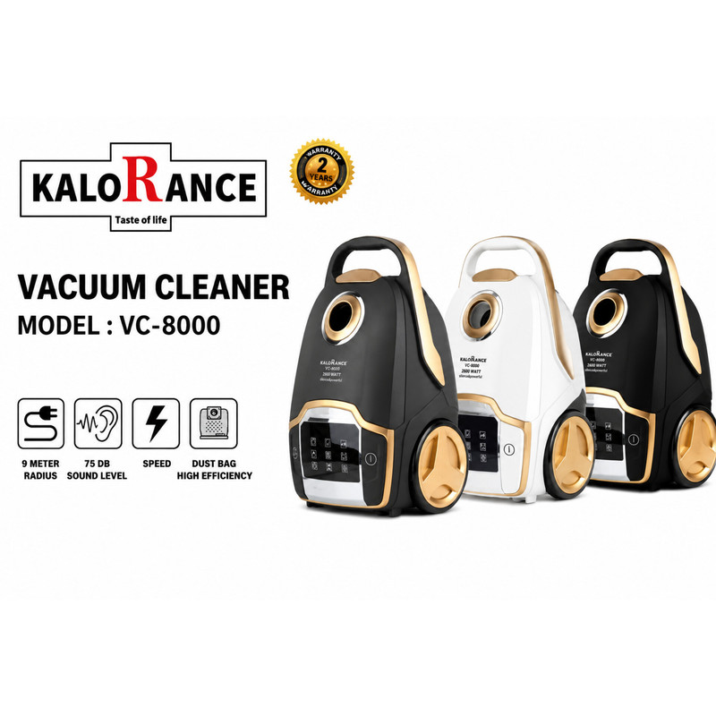 جاروبرقی 2600 وات کلورانس مدل Vc8000