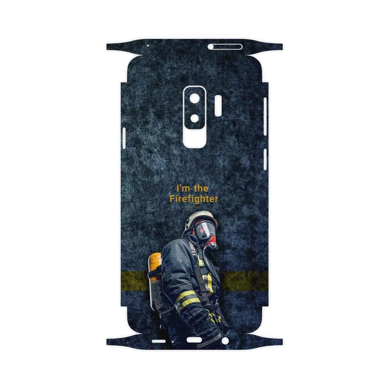 برچسب پوششی ماهوت مدل Firefighter-FullSkin مناسب برای گوشی موبایل سامسونگ Galaxy S9 Plus