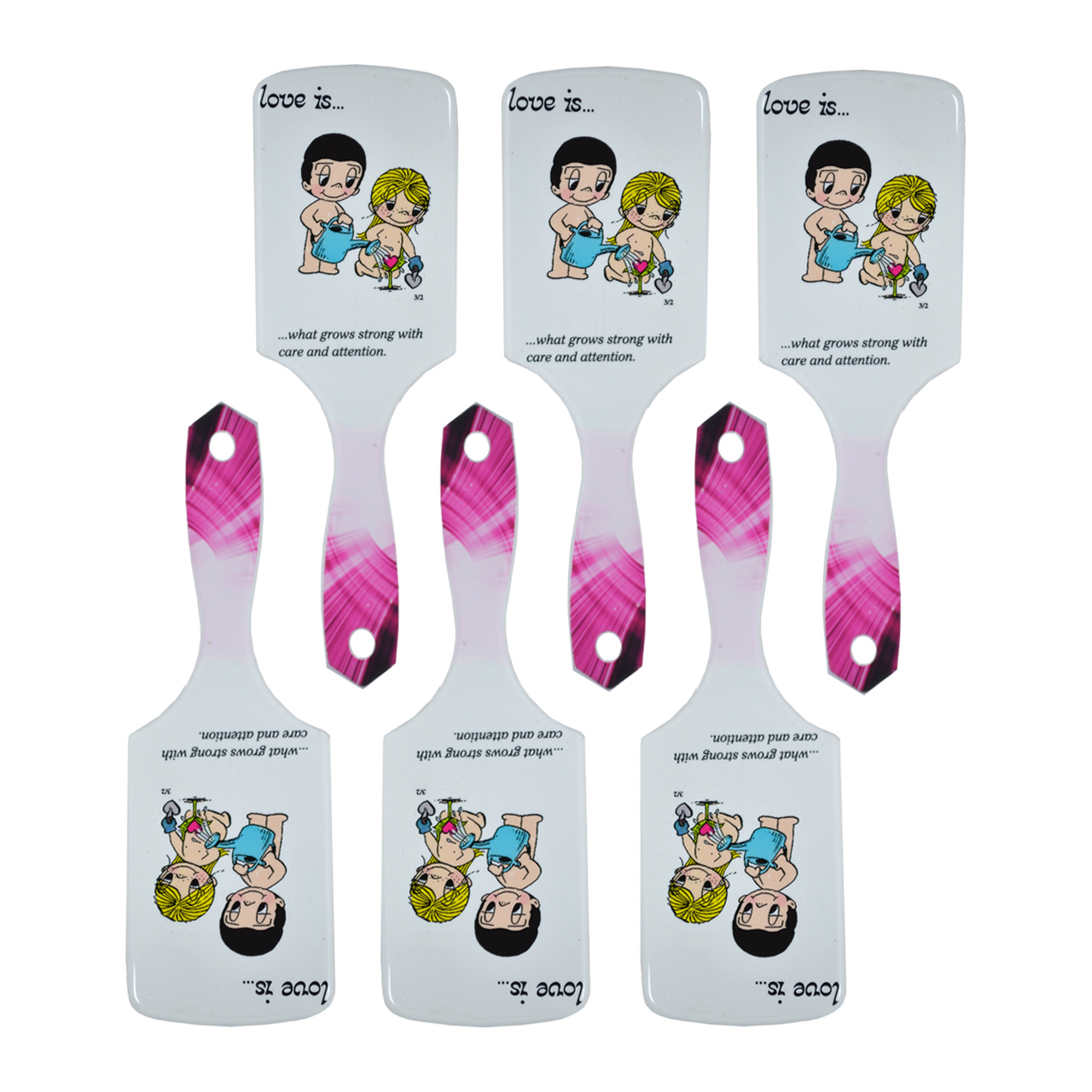 برس مو  آر.ام.سی مدل love is 9 مجموعه 6عددی