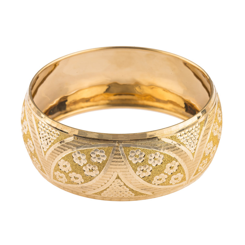 النگوی طلا 18عیار زنانه مدل B128 کد 1 النگوی طلا 18عیار زنانه مدل B128 کد 1