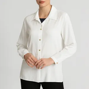 شومیز آستین بلند یقه برگردان زنانه مدل RG10