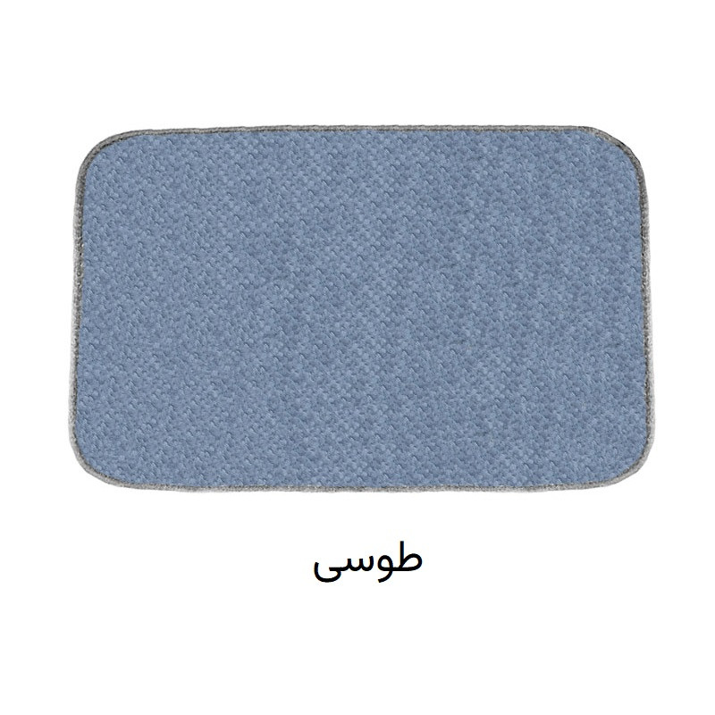 پادری مخمل مدل مای هوم طرح سوزنی سایز 80x50 سانتی متر